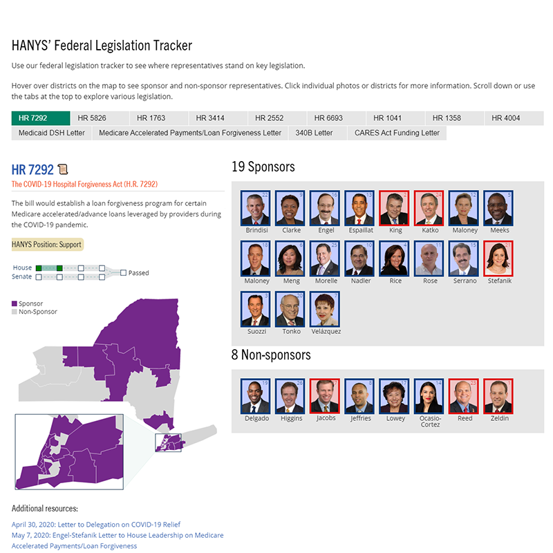 Federal Legislative Tracker