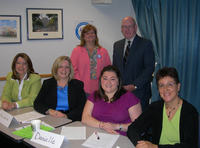 Pictured (from left, seated): Grena Porto, R.N., Principal, Quality, Risk and Safety Healthcare Consultants; Anna Gaeta, R.N., Patient Safety Manager, Veterans Affairs Medical Center, Northport; Danielle Ezzo, Pharm. D., Clinical Coordinator of Ambulatory Care, Long Island Jewish Medical Center and Assistant Clinical Professor, St. John’s University; and Leslie Farrington M.D., private practice, Lake Success. Standing: Ilene Corina and Kevin Dahill. Pictured (from left, seated): Grena Porto, R.N., Principal, Quality, Risk and Safety Healthcare Consultants; Anna Gaeta, R.N., Patient Safety Manager, Veterans Affairs Medical Center, Northport; Danielle Ezzo, Pharm. D., Clinical Coordinator of Ambulatory Care, Long Island Jewish Medical Center and Assistant Clinical Professor, St. John’s University; and Leslie Farrington M.D., private practice, Lake Success. Standing: Ilene Corina and Kevin Dahill.
